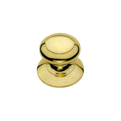 POMOLO MODELLO SPAGNA PER PORTONCINO IN OTTONE LUCIDO- - ø mm.72 - base mm.84 - 2 pezzi