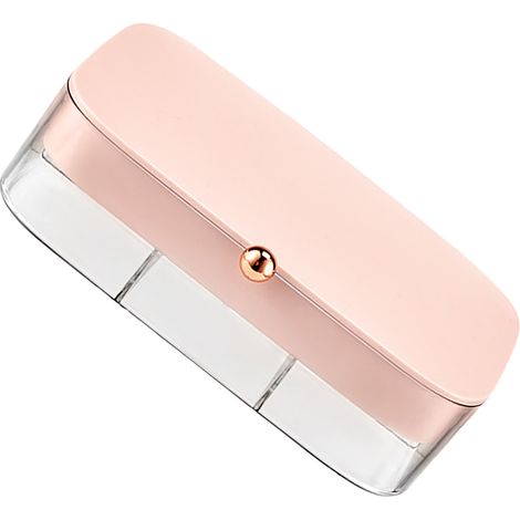 Boîte à bijoux portable multifonctionnelle grande capacité à plusieurs compartiments, étui de voyage anti-poussière pour bijoux, pour la maison ou les voyages (1/5)