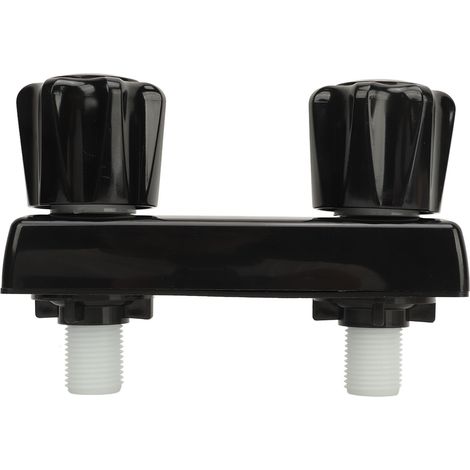 Mitigeur de douche RV, inverseur de robinet facile à installer, robinetterie de douche à 2 poignées pour camping-car, vanne noire, base robuste (1/5)