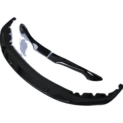Spoiler delantero, compuesto de alta calidad, 5 cm de alto x 12 cm de ancho x 1 cm de profundidad, compatible con modelos 2017-2020, reduce la resistencia aerodinámica, construcción resistente a la in (1/5)