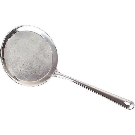Passoire plate à mailles fines en acier inoxydable, tamis, outil pour farine-18cm (1/5)