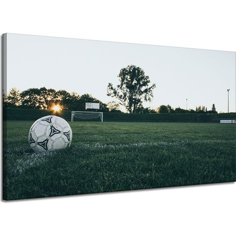 Lienzo impreso Fútbol juvenil 120x70 cm