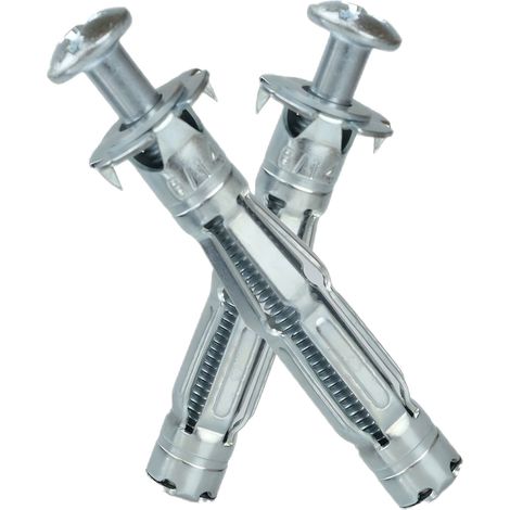 Anchor - Zinc-plated steel - M5x37 - 6-12 mm thick - Screwless, 10 mm drill hole - 6E-SV