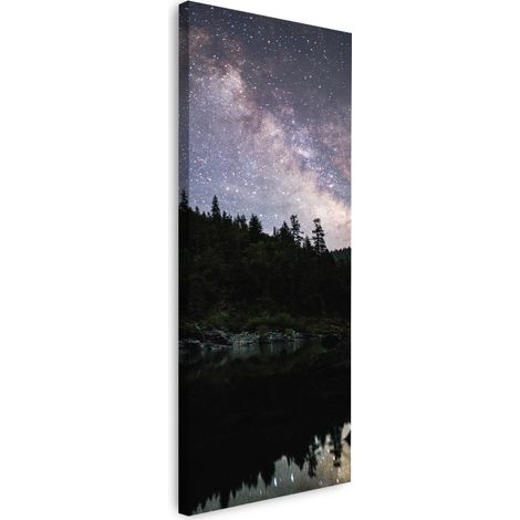 Leinwanddruck Weltraum Sternenhimmel 40x120