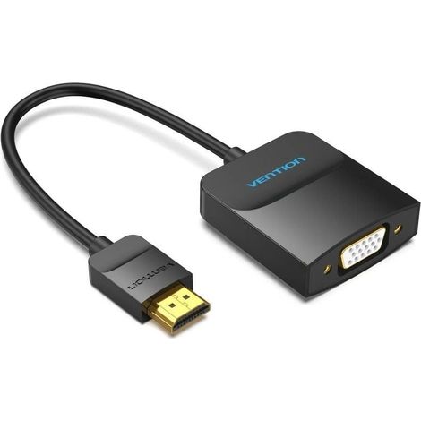 Vention Convertitore 42154/ HDMI maschio a VGA femmina/ 15 cm/ Nero
