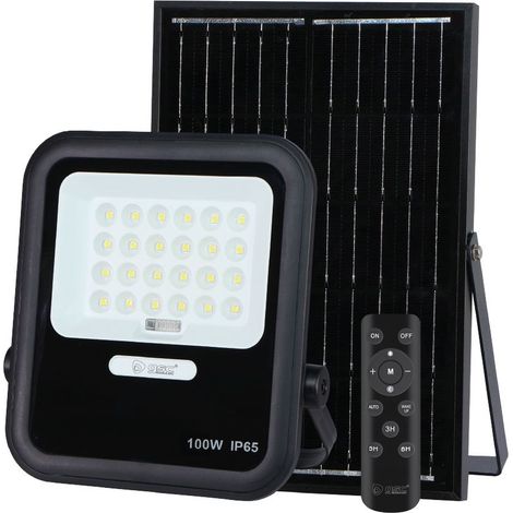 Miloha LED-Solarprojektor 6W 6500K IP65 Schwarz (1/2)