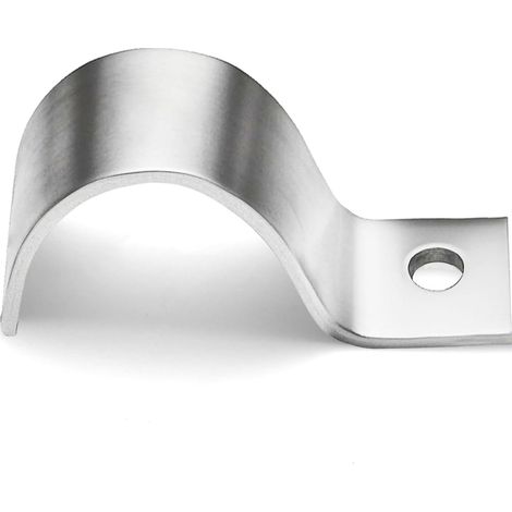20 Pièces Fixation Grillage Rigide Sur Mur Cavalier, Clips 304 Acier Inoxydable pour Attache Grillage Rigide Sur Poteau (1/5)