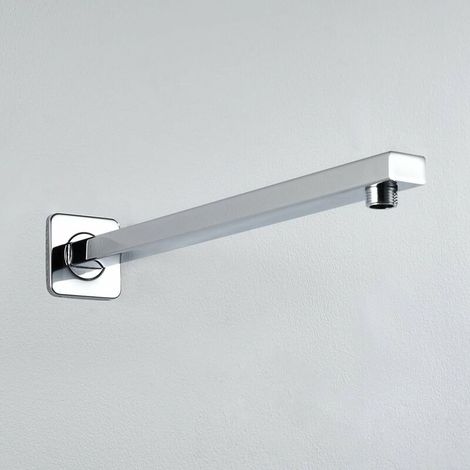 Brausearm Wandmontage 40cm Duschkopf Arm für Kopfbrause G1/2 Wandmontage Duscharm für Duschkopf Chrom