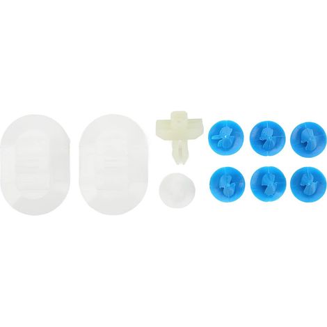 Ahlsen 10 Uds Clips de fijación de falda lateral de coche Clips de fijación de falda de cuerpo 1610186180 reemplazo de fuerza de sujeción fuerte para Citroen DS3 2009-2015 (1/5)
