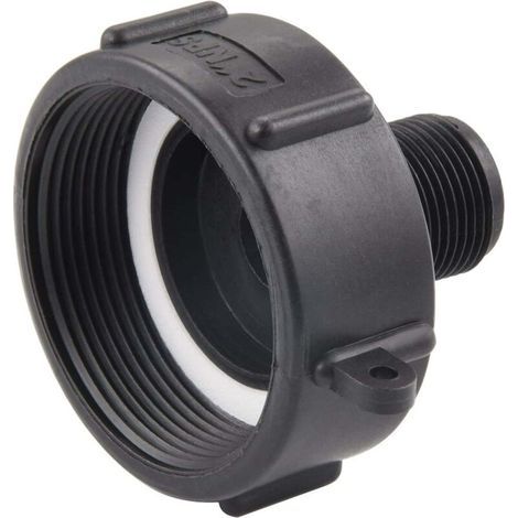 Adapter für 275/330 IBC-Container. 2-Zoll-Feingewinde. NPS