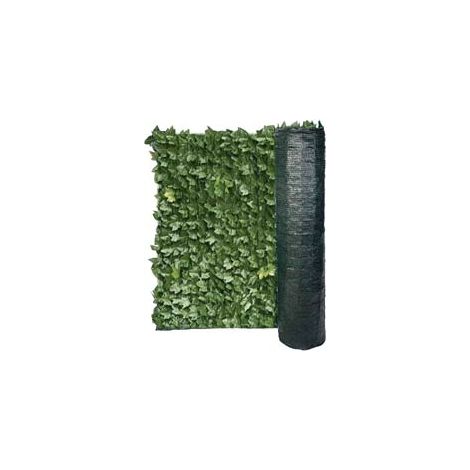 SIEPE ORNAMENTALE FOGLIE DI EDERA CON RETE OMBREGGIANTE- - mt.3x1,5h. - 1 rotolo T-REX