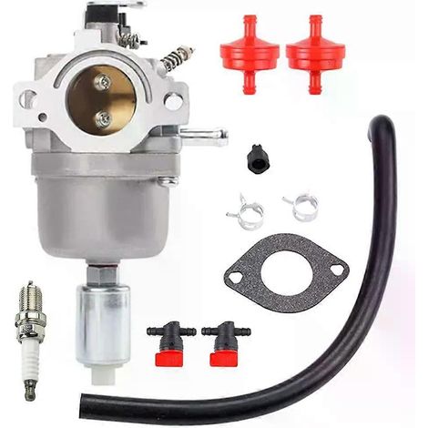 Carburateur 791858 pour tracteur tondeuse Briggs & Stratton 792358, 791858, 794572, 799727, 698620, 793224 (14, 15, 16, 17 et 18 ch). (1/5)