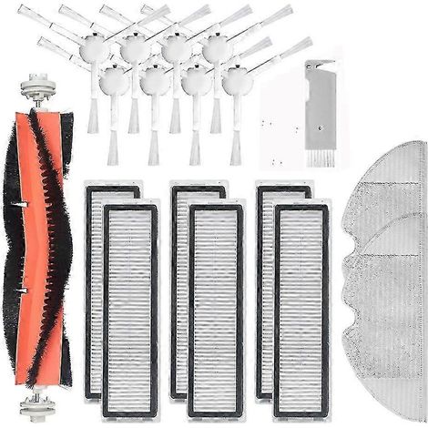 Pour aspirateur robot Dreame Bot L10 Pro, brosse principale, filtres et chiffons ( ) (1/5)