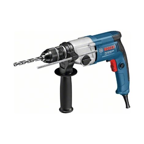 Bosch Professional GBM 13-2 RE - Taladro sin percusión (750 W, 2 velocidades, Ø max perforación acero 13 mm, portabrocas alta precisión, en caja)