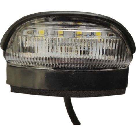 Éclairage de plaque d'immatriculation arrière LED 12 V 24 V universel pour voiture, bus, remorque, camion, vans, bateaux, camping-car, SUV, caravanes tout-terrain, feux de signalisation