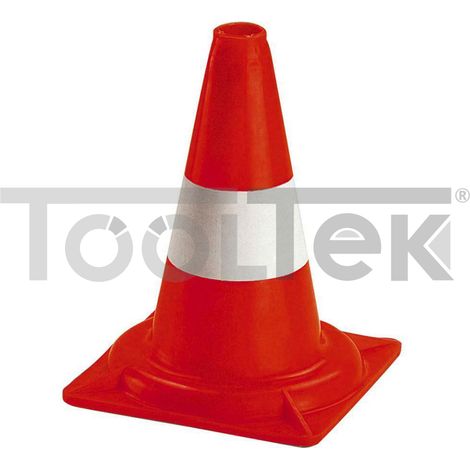 CONO SEGNALETICO SPARTITRAFFICO BIRILLO STRADALE POLIETILENE PVC h33cm