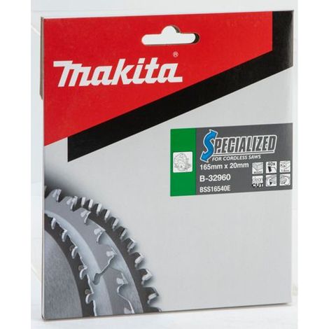 Makita Sägeblatt SPECIALIZED 165x20x40Z