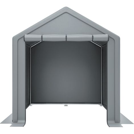 Abri jardin gris foncé rangement vélos outils tente garage dimensions 190x170x200cm stockage extérieur résistant (1/4)