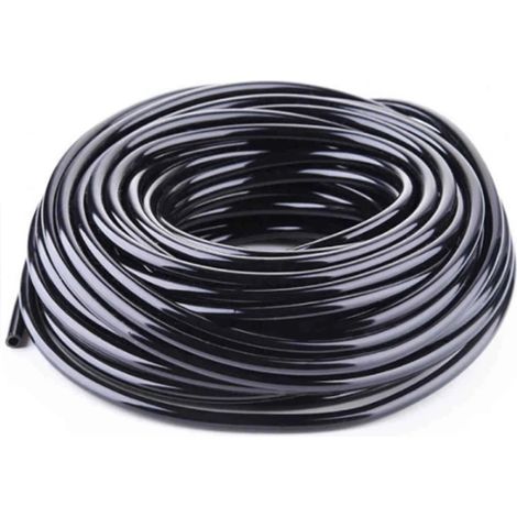 Tuyau d'arrosage en PVC 4/7 mm (5 m), adapté aux pelouses, balcons, plantes, fleurs et serres. (1/5)
