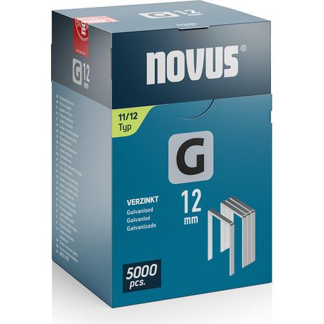 Agrafes en fil plat de type 11, longueur 12 mm, 5000 pièces (1/4)