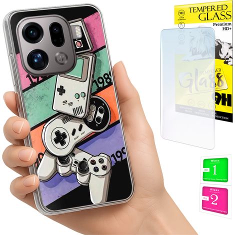 Custodia per Oppo Find X9 Pro con cover fotografica e vetro temperato 9H. (1/5)
