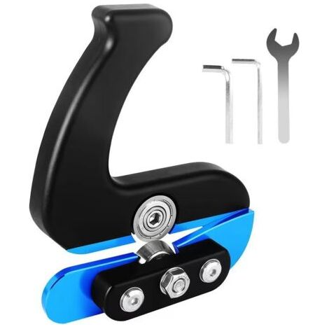QORVA-Outil De Coupe De Chant,Rabot Manuel De Coupe De Placage Pour Travail Du Bois - Bandeuse Ergonomique pour Ébénisterie Meuble Plan de Travail Stratifié (1/5)
