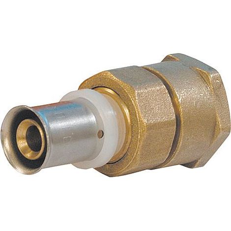 Raccord droit à écrou tournant et joint plat MF 32x3 - 1'' - COMISA - 87.36.320 (1/4)