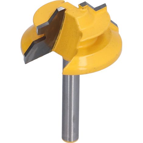 Fraise à biseau à verrouillage à 45 degrés pour le rainurage du bois, outil électrique avec queue de 6 mm de diamètre (1/5)