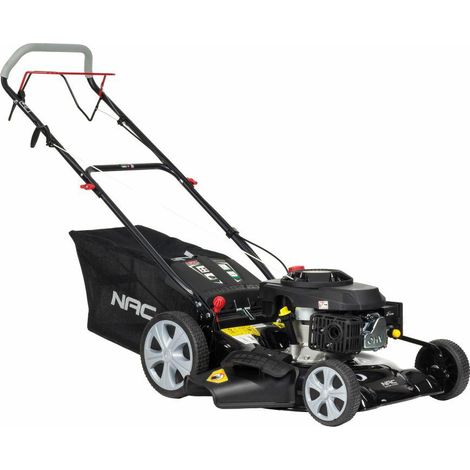 NAC LS50-146- Rasaerba a trazione a benzina, motore da 146cc, avviamento facilitato, larghezza di taglio 50 cm, idealeper giardini di medie dimensioni.