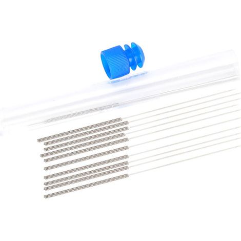 Accessoires d'imprimante 3D, 10 pièces, aiguilles de nettoyage de buse en acier inoxydable et cuivre de 0.4mm (1/5)