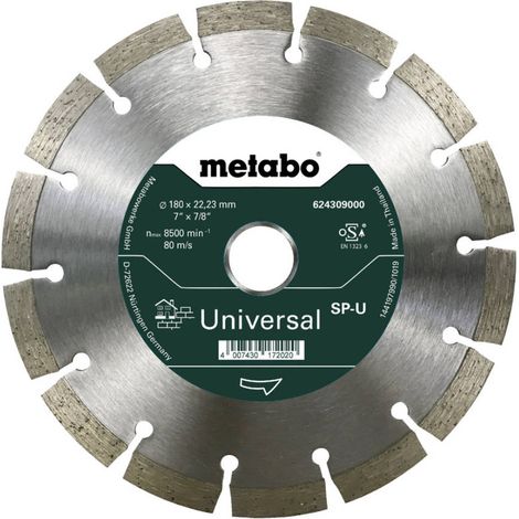 Metabo 624309000 Diamond Cutting Disc 180x22.23mm