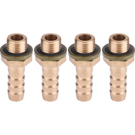 Kit refroidisseur d'huile moto 4 pièces adaptateur vis creuse M8 système refroidissement M10  1.0mm (1/5)