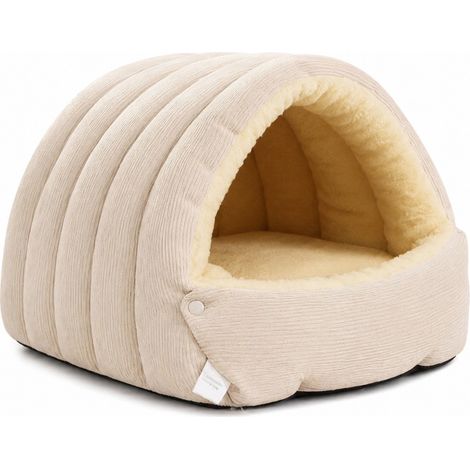 Panier-lit fermé pour chat, intérieur/extérieur, nid pour chiot, salon/chambre (1/5)
