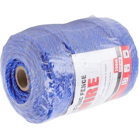 Fil électrique 6 brins acier inoxydable 200 mètres clôture pour ferme MLD-040F