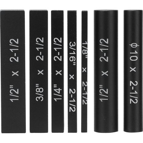 Bloc de réglage scie 7 pièces avec jauge de hauteur et gravure laser, accessoire scie sur table en alliage d'aluminium pour menuiserie (1/5)