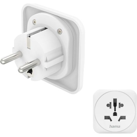 Hama 00223462 Reiseadapter Typ E/F 3-polig