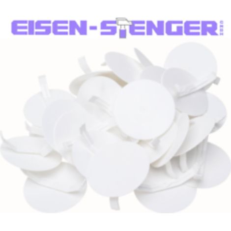 Kopp - Federdeckel für UP-Verbindungsdose, Ø60-70mm, weiß, Profi-Pack: 25 Stück - 340317504