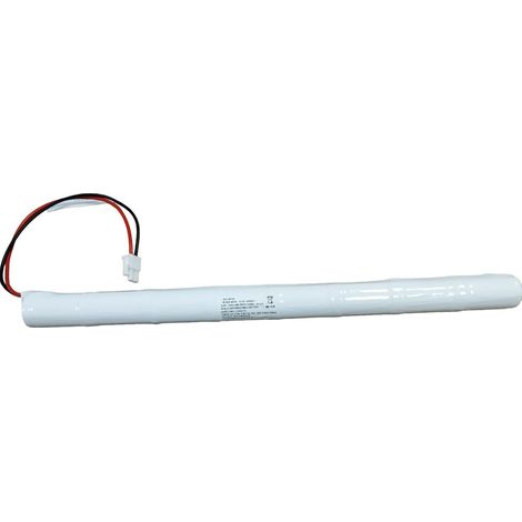 Pacco Batteria per lampade d'emergenza Ni-Cd 9,6V 1600mAh, 8 x Size SC Alta Temperatura