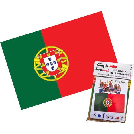 Pavillon - LE GEANT DE LA FETE - Portugal - 90 x 150 cm - Rouge - Extérieur (1/2)