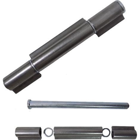 Cerniera PER SERRAMENTI 3 tre ali con rondella e perno sfilabile lunghezza 140 mm - art. 105.140 (1/2)