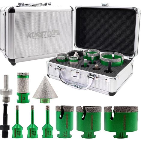 Forets Diamant Carrelage 8 Pièces - Scie Cloche Carrelage Kit (1/5)
