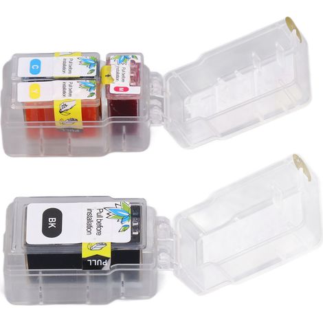 Jeu de 5 cartouches d'encre compatibles pour imprimantes Canon MP240 MP250 MP270 MP280 MP480 MP495 MP490 MX330 MX340 MX350, kit recharge haute capacité, noir et couleur, qualité premium. (1/5)