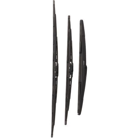 Balais d'essuie-glace avant et arrière 3 pièces Pour Citroën C3 Mk1 2002-2008 Lames pneumatiques pour performance par tous les temps - YCTZE4ZVUTMA5RD (1/5)