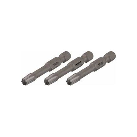 Kraft-Torsions-Bits 2223SLG-T27/3 1/4 Zoll (6,3 mm) Sechskant massiv Innen TORX Profil 3-teilig SW T27 (1/2)