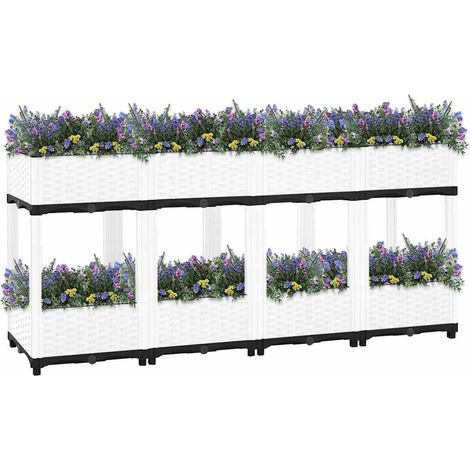 Jardinière,Lit surélevé 160x40x71 cm Polypropylène CFW78779 (1/5)