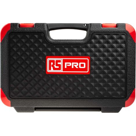 Rs Pro – Jeu de douilles 1/2 et 1/4 pouce carré 66 pièces – Acier chrome vanadium – Finition chrome – Pour travaux mécaniques et bricolage (1/5)
