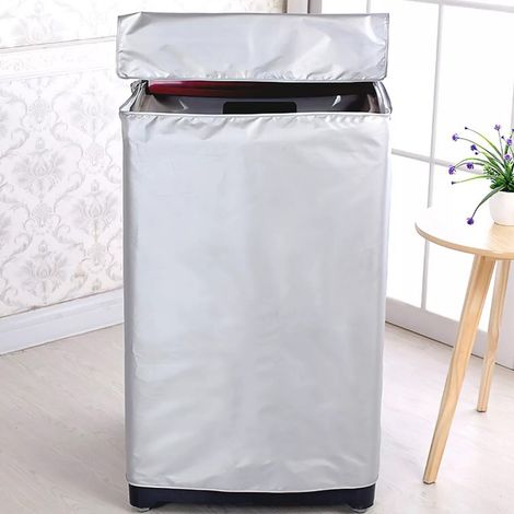 Housse imperméable et protectrice contre le soleil pour lave-linge à chargement frontal et à chargement par le haut entièrement automatique, compatible avec les modèles Haier et Little Swan, taille XL (1/5)
