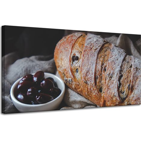 Lienzo impreso Cocina Pan de molde 120x60 cm