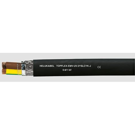 Câble pour convertisseurs Topflex-EMV-UV 2YSLCYK-J 4G10 0,6/1 kV 22238 /bobine/