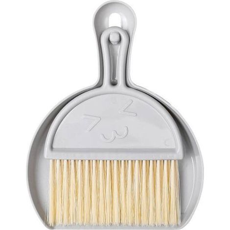 Balai Mini - Balai Pour Clavier Et Bureau - Ensemble Balai Et Pelle À Poussière - Usage Intérieur - 1 Pièce (1/4)